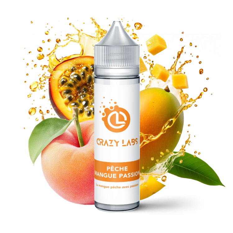 PÊCHE MANGUE PASSION - CRAZY LABS 50ml