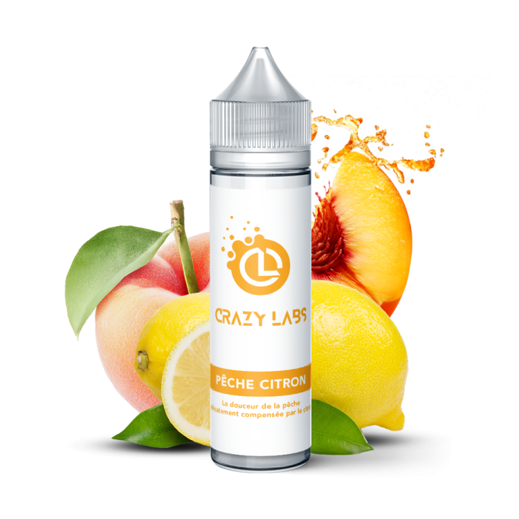 PÊCHE CITRON- CRAZY LABS 50ml