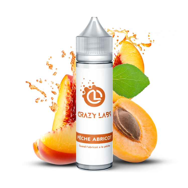 PÊCHE ABRICOT - CRAZY LABS 50 ml
