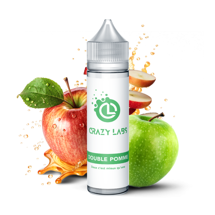 DOUBLE POMME - CRAZY LABS 50 ml