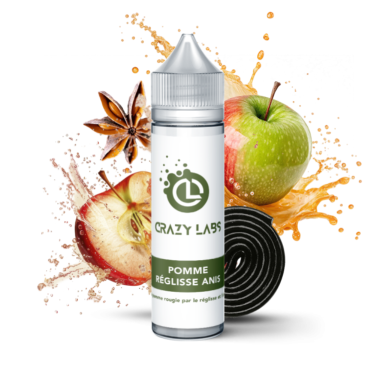 POMME RÉGLISSE ANIS - CRAZY LABS 50ML