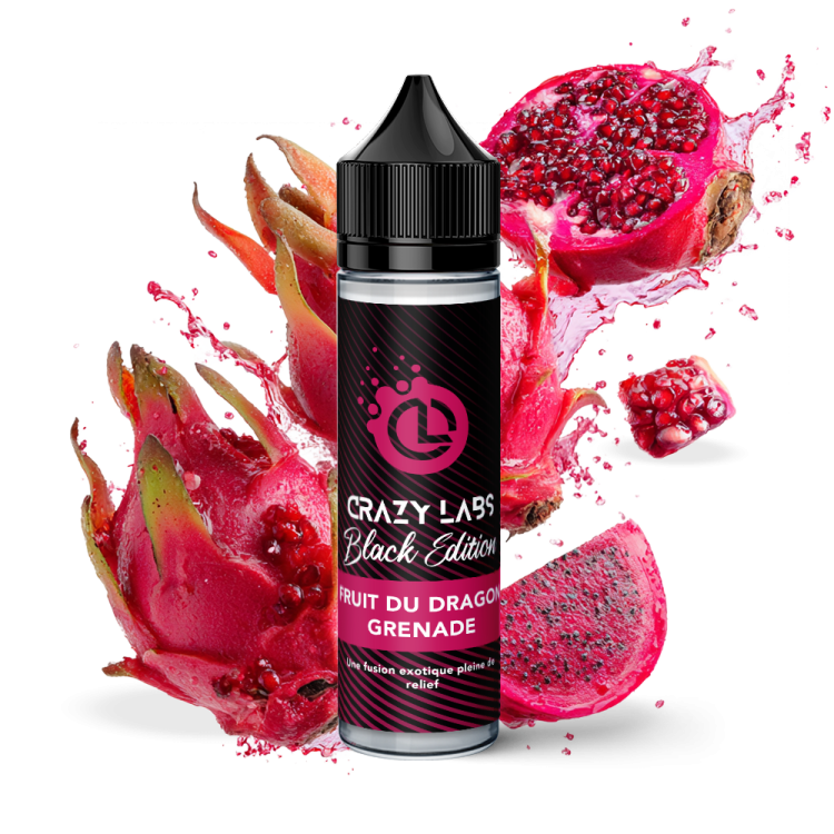 FRUIT DU DRAGON GRENADE- CRAZY LABS BLACK EDITION 50ML