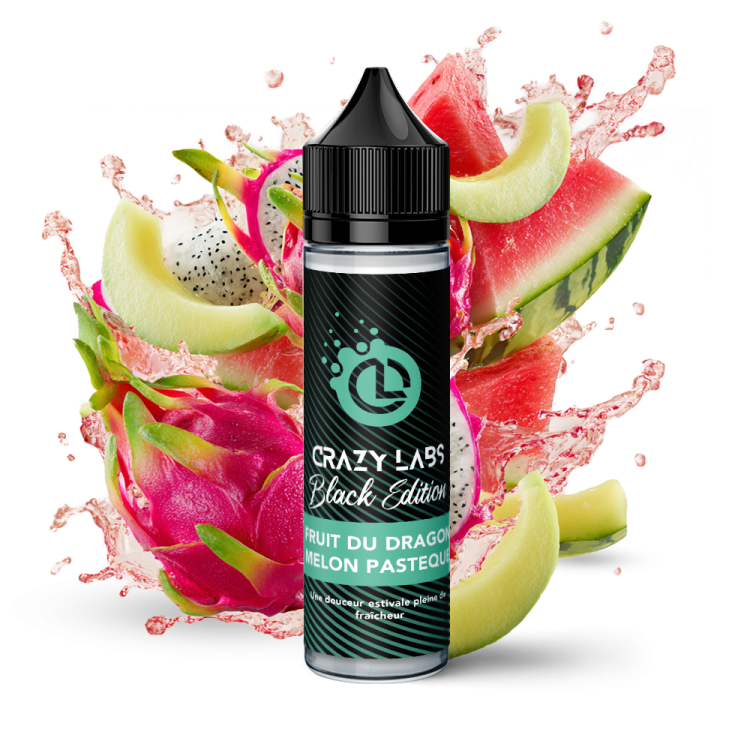 FRUIT DU DRAGON MELON PASTÈQUE- CRAZY LABS BLACK EDITION 50ML