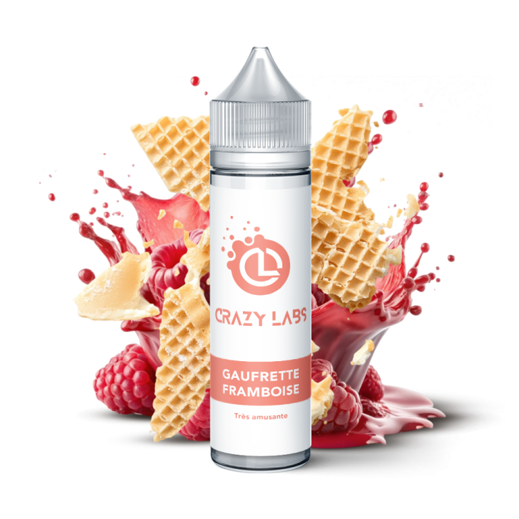 GAUFRETTE FRAMBOISE- CRAZY LABS 50ML