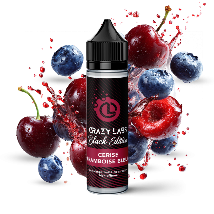 CERISE FRAMBOISE BLEUE - CRAZY LABS BLACK EDITION 50ML