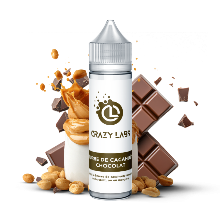 BEURRE DE CACAHUETE CHOCOLAT - CRAZY LABS 50ML