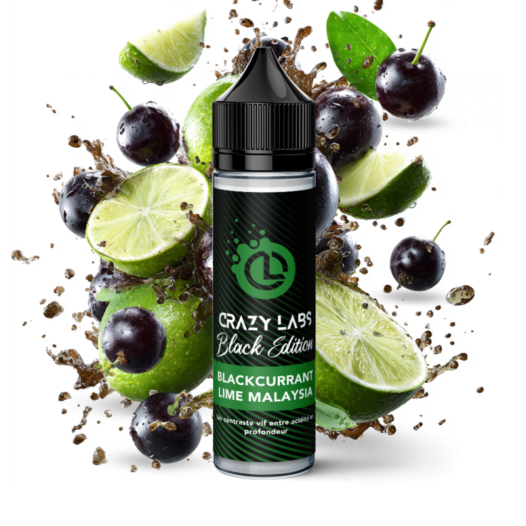 BLACKCURRANT LIME MALAYSIA-CRAZY LABS BLACK ÉDITION 50ML