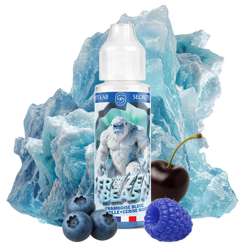 Framboise Bleue Myrtille Cerise Noire 50ml Frozen Beast - Secret's LAb