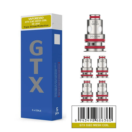 RÉSISTANCES GTX (0,6ohm) - VAPORESSO